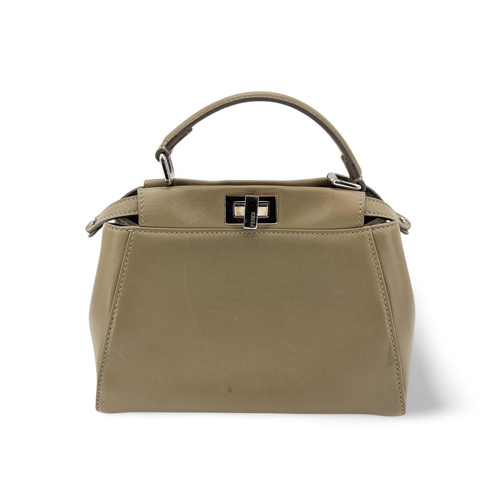 Fendi Peekaboo Mini Dove Grey Silver #363939F56B